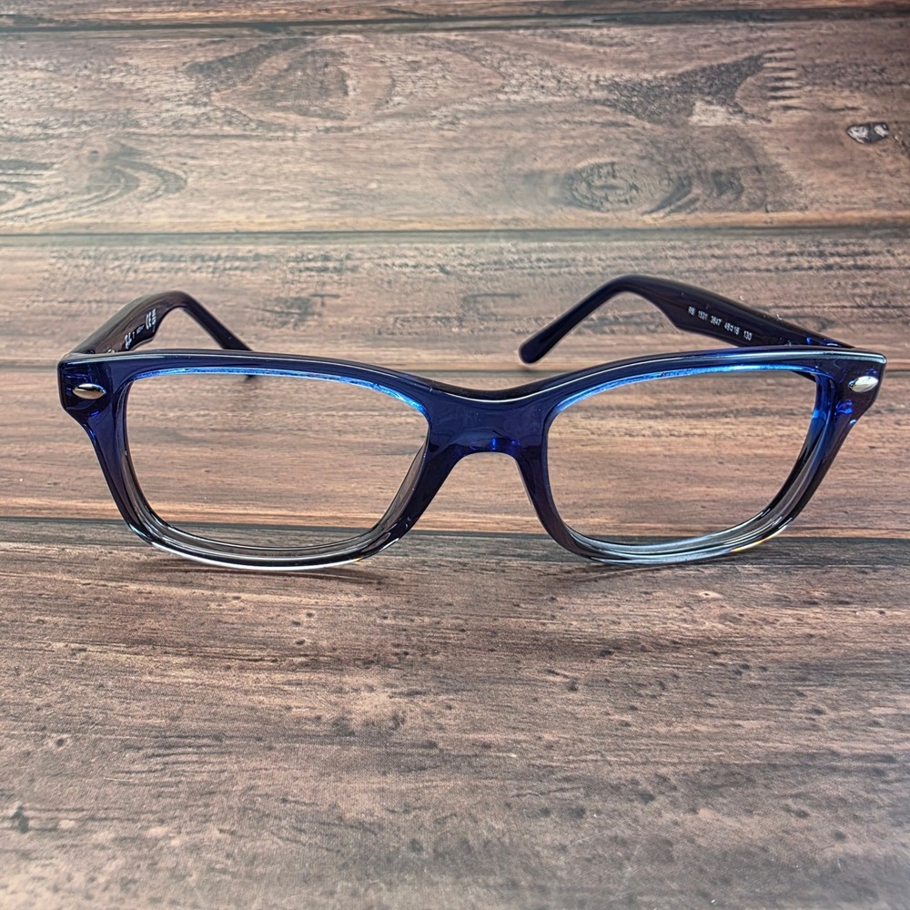 Ray-Ban Junior RB 1531 3647 Blue Gradient Rectangular Eyeglasses‎ Kids 48-16-130